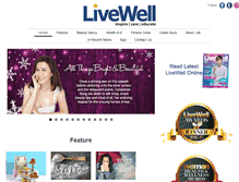 Tablet Screenshot of livewell.com.sg